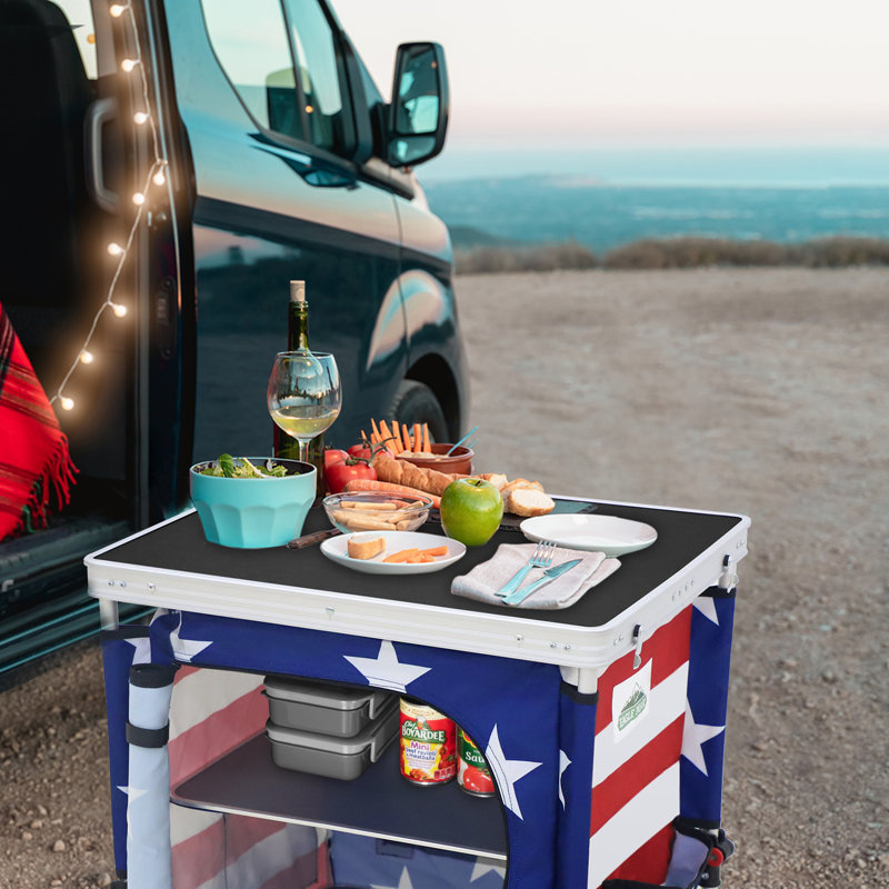 Table de camping pliante