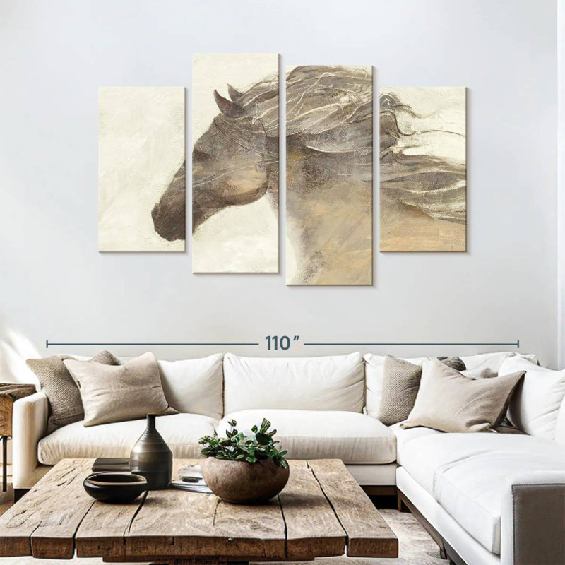 Abstract Horse, 54" H x 84" W