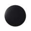 Table d'appoint chic, fabriquée en fer, noir mat, silhouette arrondie, 17,87 po Table profonde X 17,78 po de hauteur, construction en maille Breezy, hauteur, base carrée