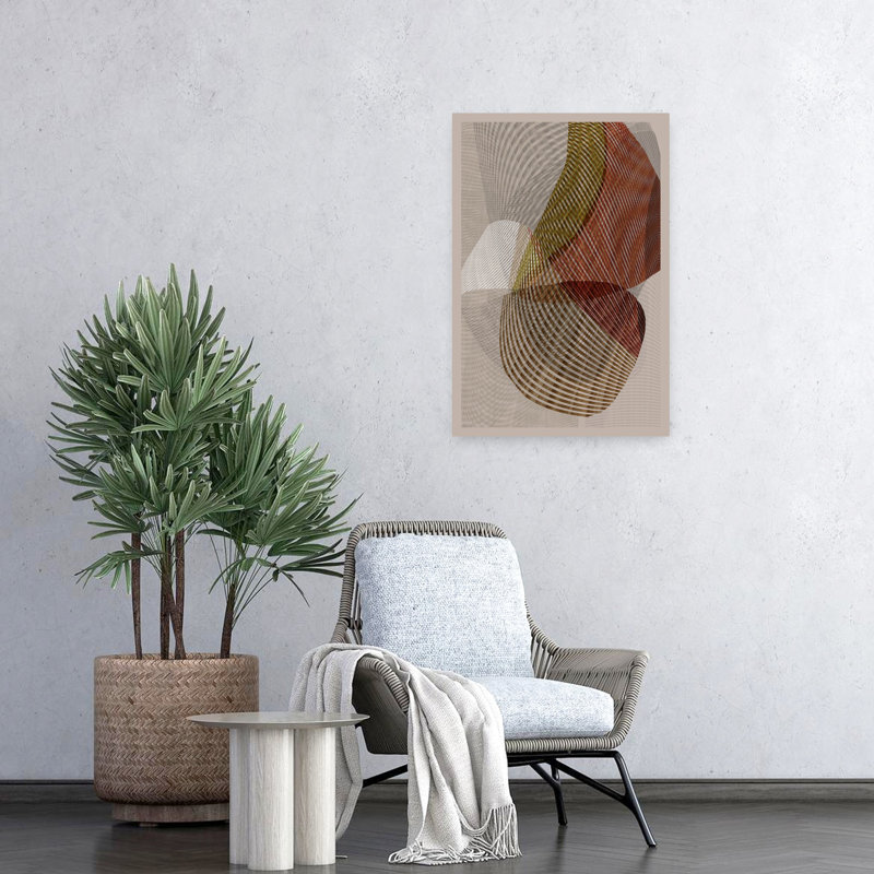 Art contemporain contemporain abstrait, H 24 po x l 16 po