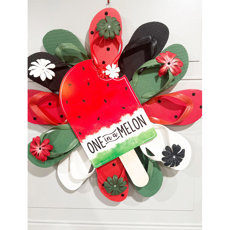 Couronne de melon d'eau d'été