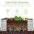  4X2x2ft Outdoor Metal Raised Garden Bed For Vegetables Flowers Herbs - Galvanized-349714941-349714920
