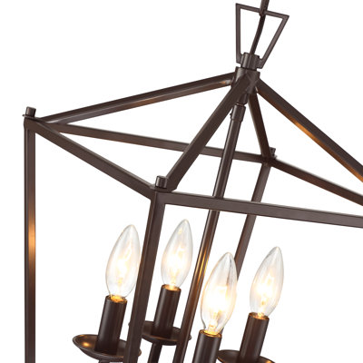 Duward 4 - Light Dimmable Lantern Chandelier