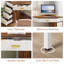 Bureau en coin avec 4 tiroirs-88700181