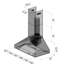 Hotte de cuisine murale à évent ZLINE en acier inoxydable (597-42) ZLINE