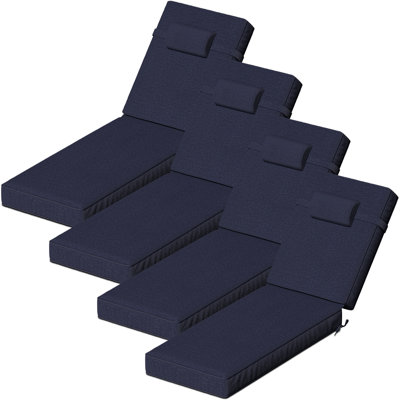 Outdoor Olefin Chaise Lounge Cushions (Set Of 4)
