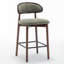 Tabouret de comptoir en bois massif-1970134109