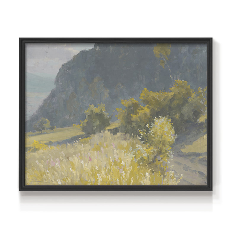 Paysages rétro-DCCXL-Reproduction encadrée - réversible, H 8 po x l 10 po, Noir