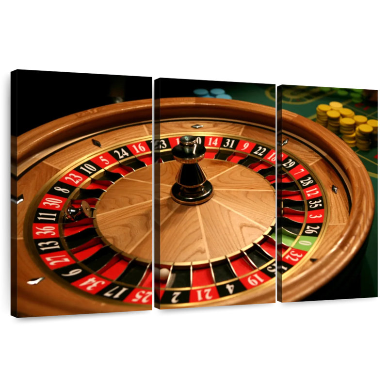 Classic Roulette Table, 36" H x 57" W