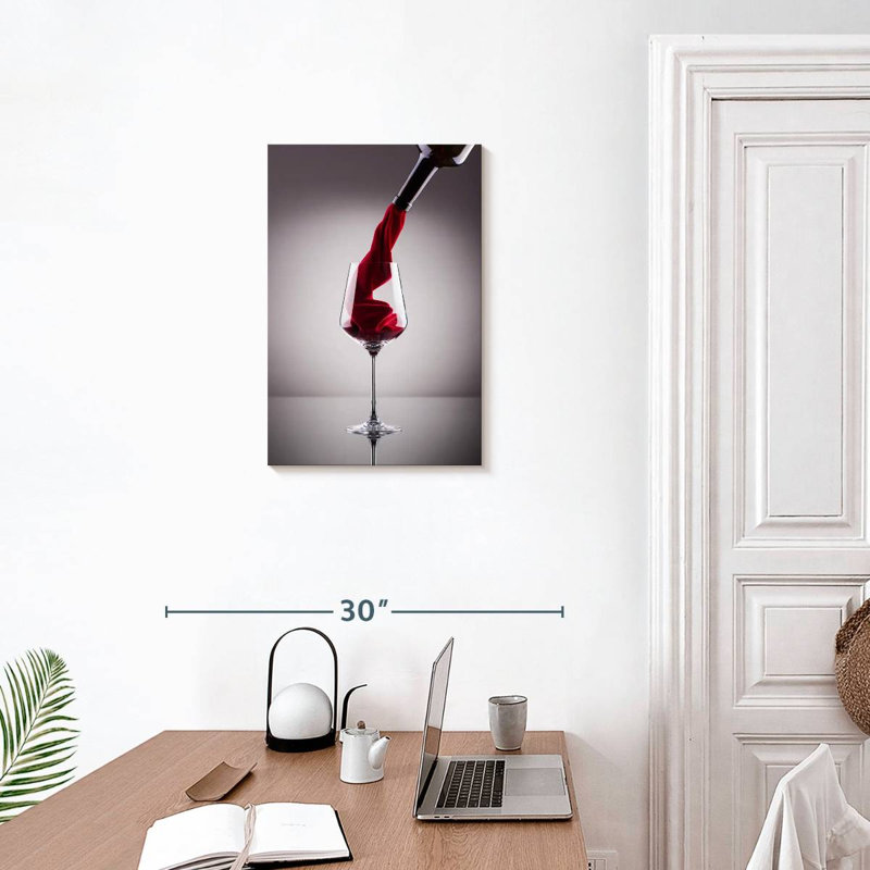 Yarlin Velvety Red Wine, 24" H x 16" W
