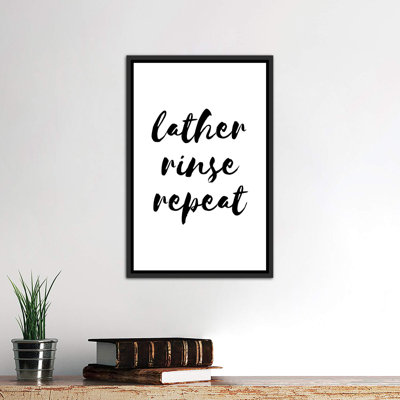 " Lather Rinse Repeat " by Pixy Paper