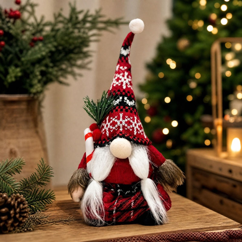 Décorations de Noël Décoration de table gnome de Noël, B