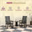 Black High Back Chairs,2 Pieces Outdoor Rocking Chairs-741714942