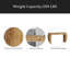 Table d'appoint en bois, table de couloir au design minimaliste, console