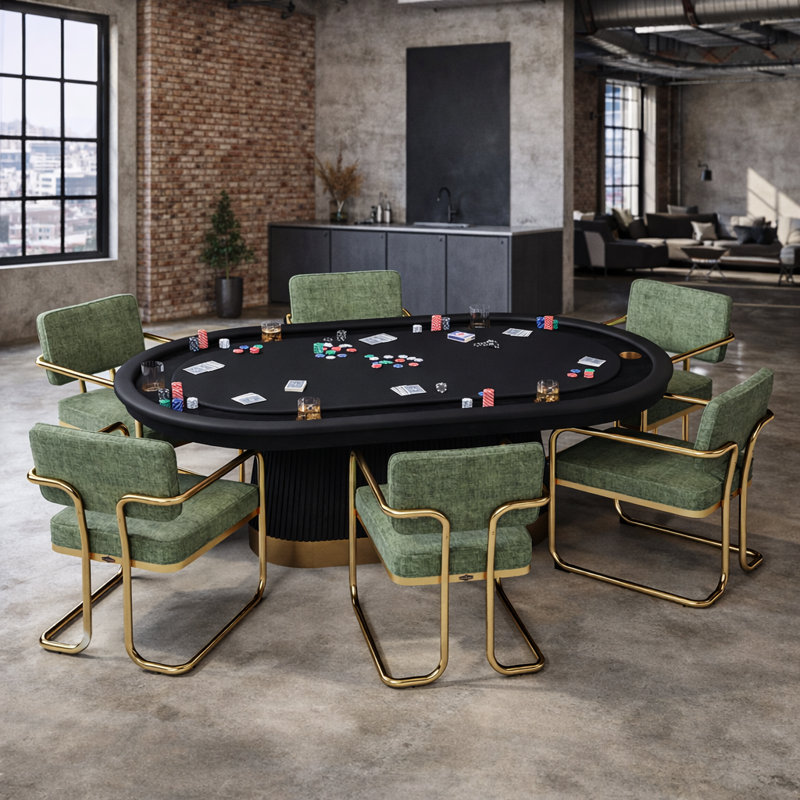 Table Texas Hold'em Prohibition Series, Noir, noir, noir, noir