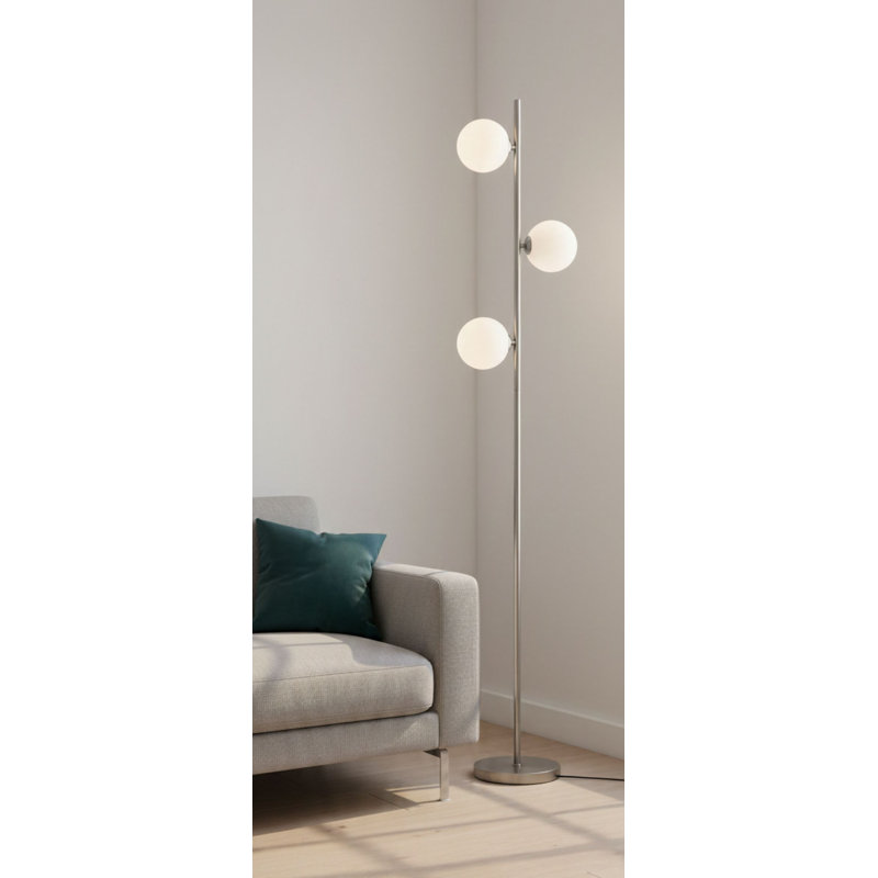 157cm Brushed Column Floor Lamp