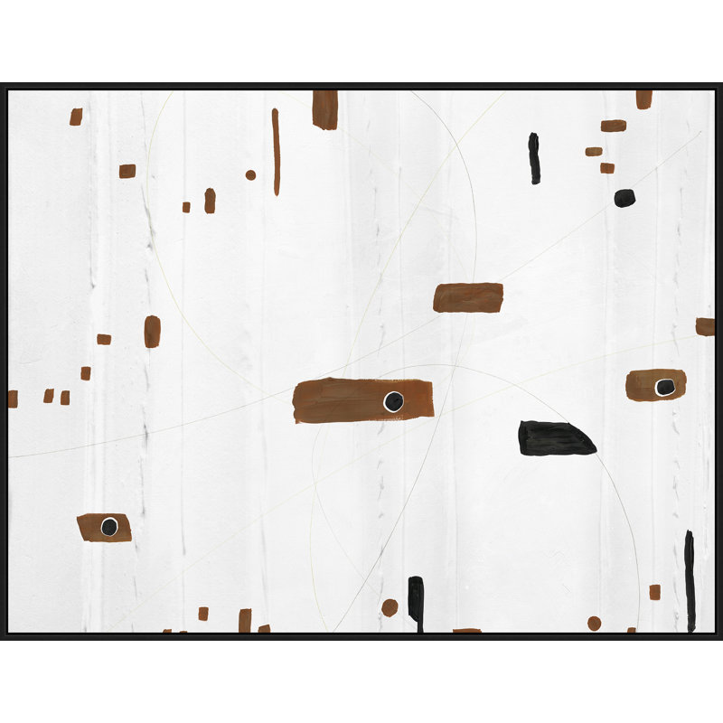Négatif espace 2 - Peinture sur toile, Noir