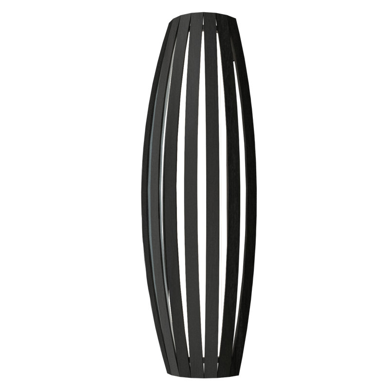3 - Light Flush Mounted Sconce, Charcoal