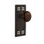Craftsman Plate with Brown Porcelain Door Knob-1092136134-1092135992