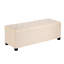 Upholstered Foam and Medium Density Fiberboard (MDF) Storage Bench-1850854897