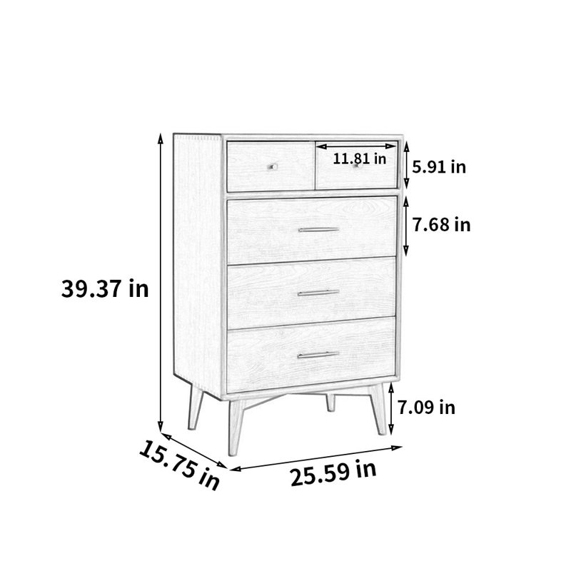 Small Indoor Drawer Storage Sideboard