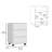 White 3-drawer Rolling File Cabinet With Smooth Glide Wheels
