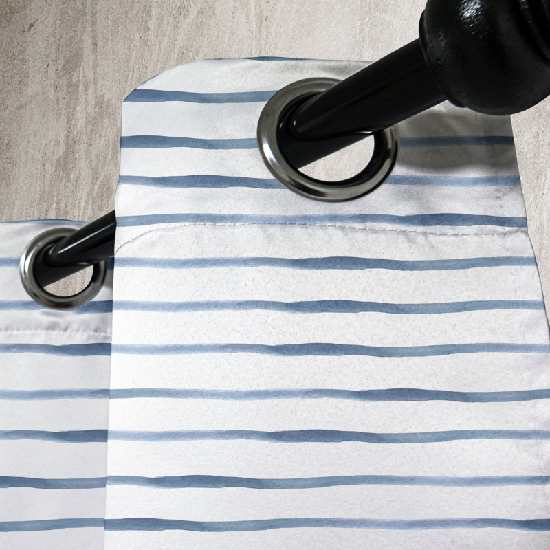 Sateen Semi Sheer Curtain Pair, 50" W x 120" L