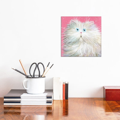 « White Persian » par Kim Haskins-reproduction d’art