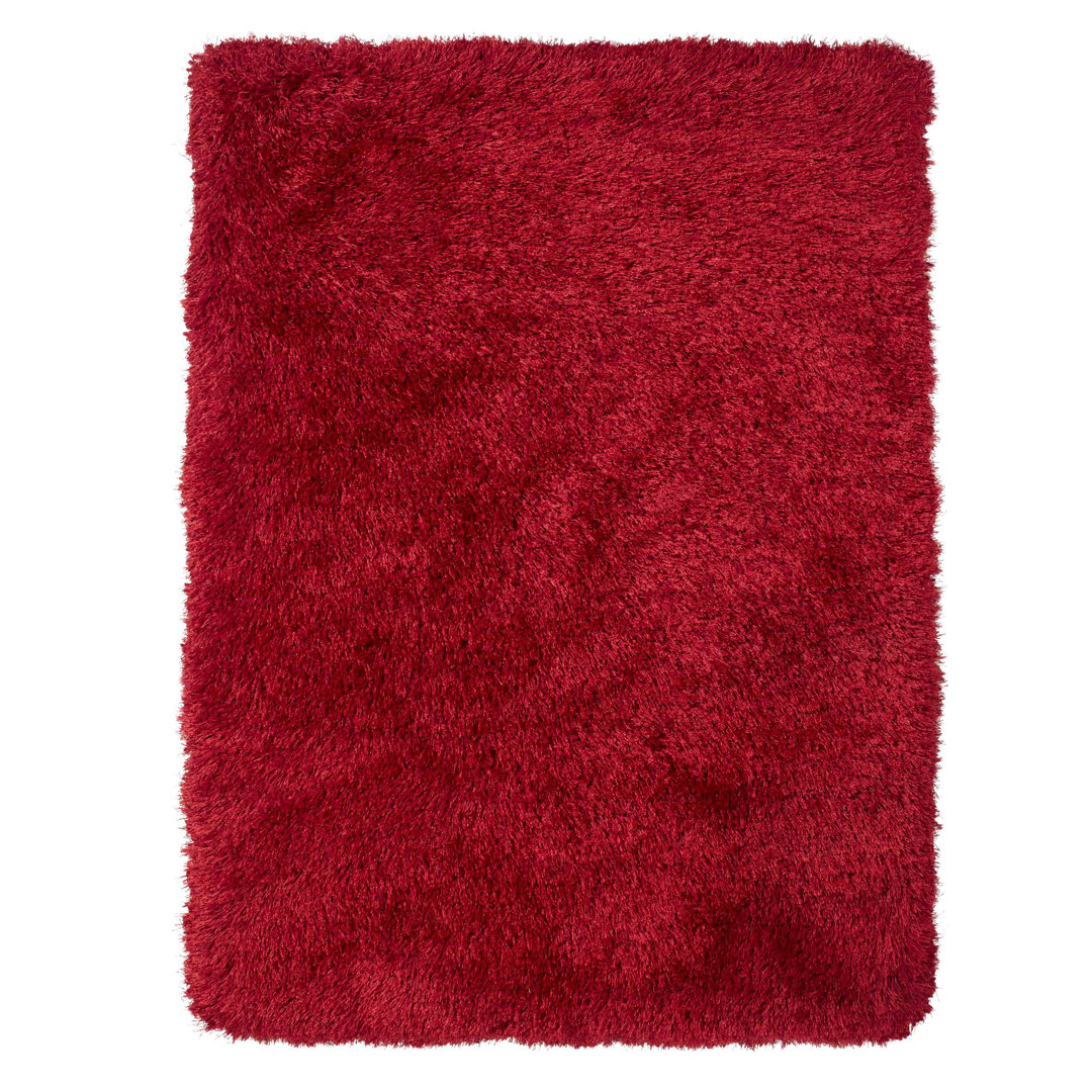 Hetzel area rug Hand Tufted Rectangle Red