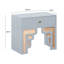66cm W Solid + Manufactured Wood Bedside Table-1907895469