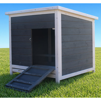 6.04 Square Feet Chicken Coop with Nesting Box For Up To 1 Chickens