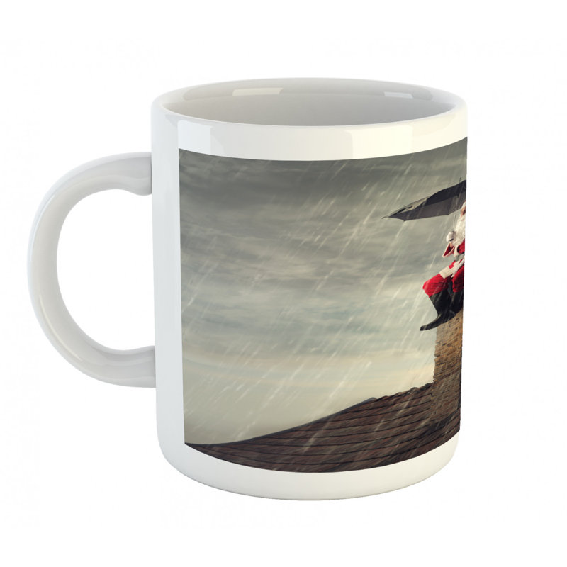 Grande tasse à café santa