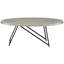 Table basse ovale