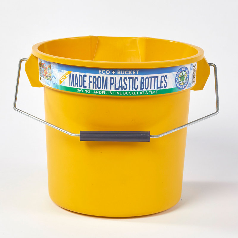 Compartiment de rangement écologique en plastique, Jaune
