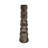 Cylindrical Silhouette Metal Tall Vase for Home Tabletop Decor - Table Flower Vase Accent for Entryway or Living Room Floor Display - Brown-759965405-759965392