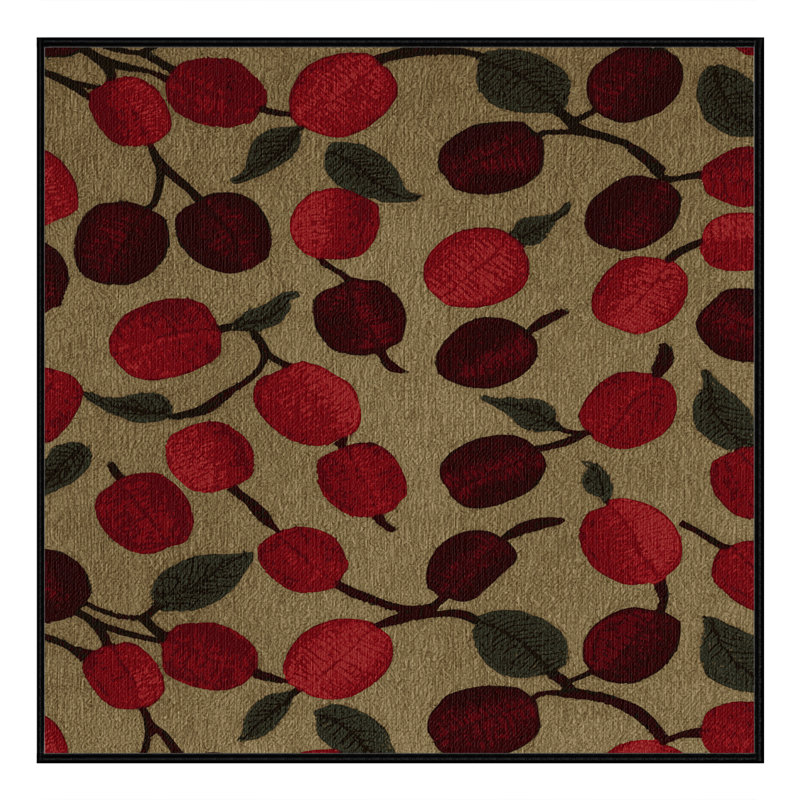  Tapis lavable Jujube, Rond 7 pi