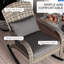 Chaise berçante pour l'extérieur en osier Adirondack-1452474752