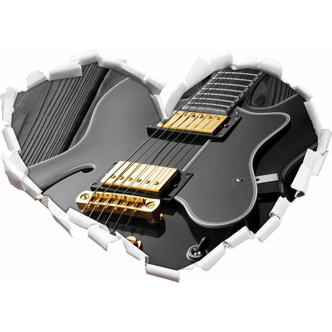 Wandtattoo Elegante E-Gitarre