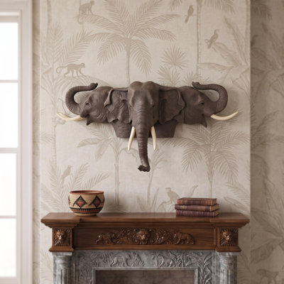 Raised Expectations Elephant Wall Sculpture