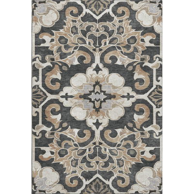 Premium Machine Washable Ralston AMF1947 Global Rug