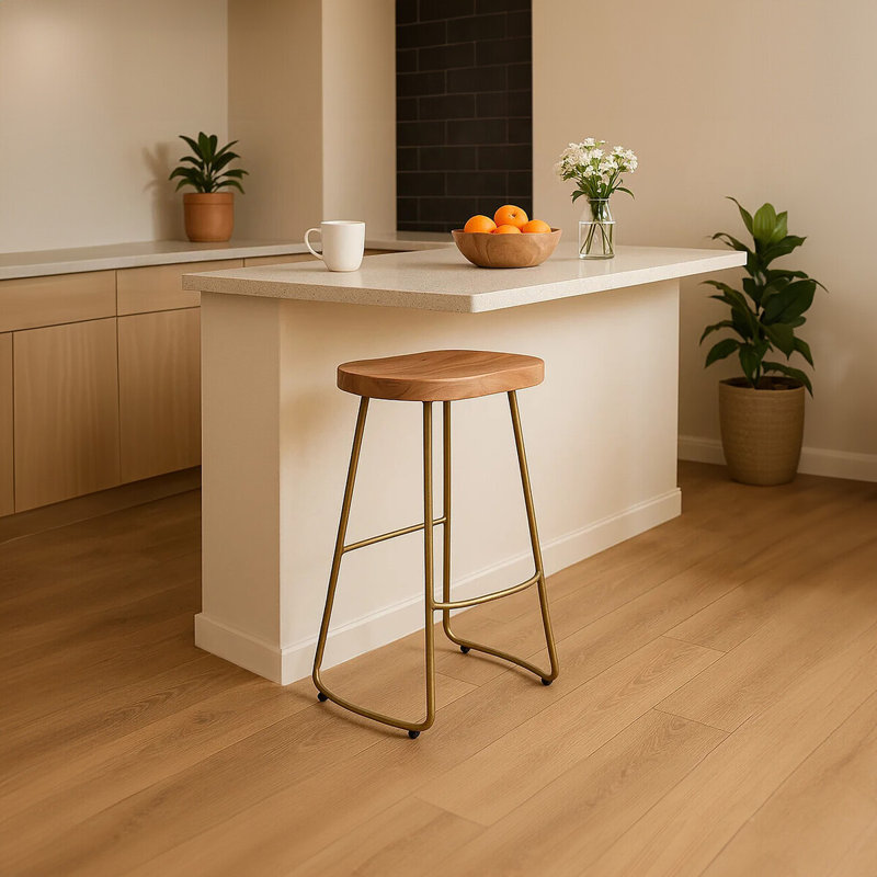 Bucyrus Counter Stool, Gold