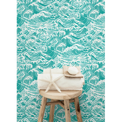 Papier peint adhésif Crashing Waves