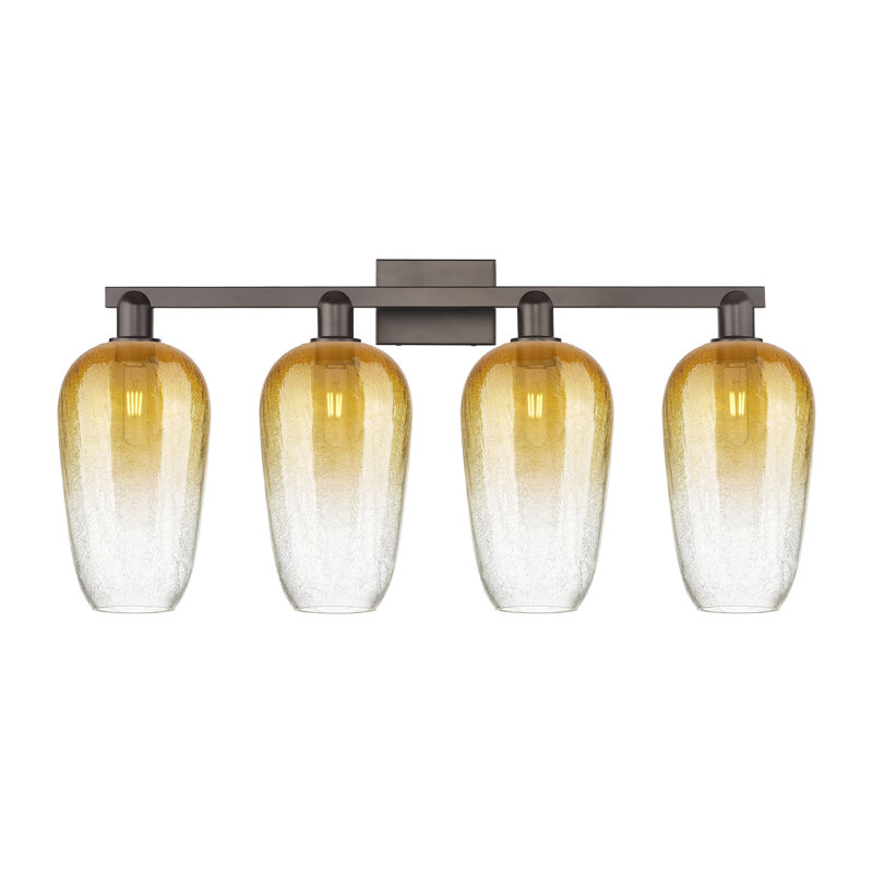Lumière de meuble-lavabo Kazmierski - laiton antique noir, Clear, Yellow / Oil Rubbed Bronze