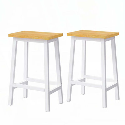 Tabourets de bar en bois massif