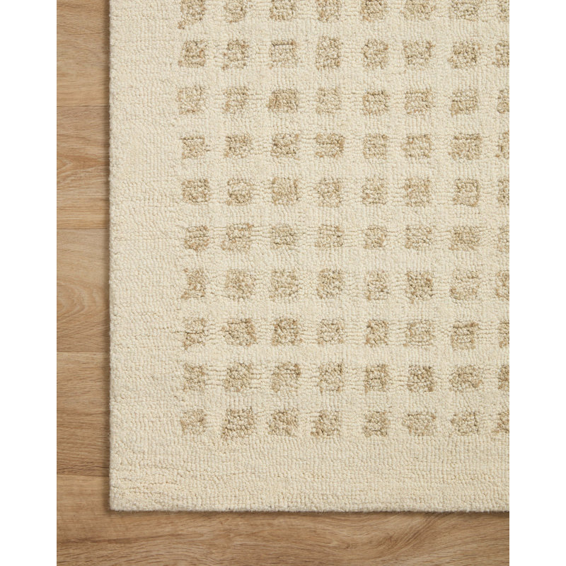 Chris Loves Julia x Loloi Polly Handmade Ivory/Natural Rug