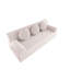 Canapé modulaire 71 po avec sièges profonds, 3 coussins et poches latérales 71 po, sans assemblage-131247962