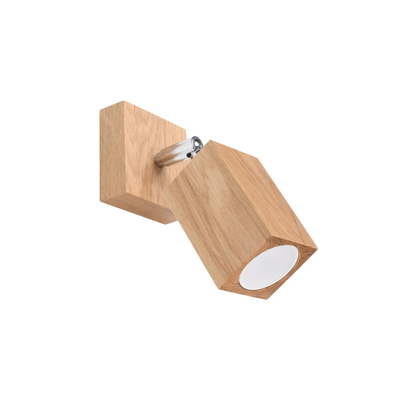 Solid Wood Flush Mounted Sconce