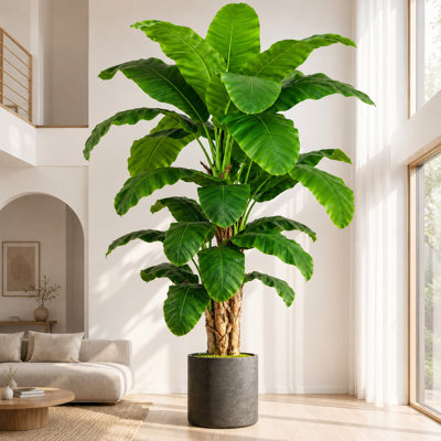 Bananier artificiel - Faux bananier de qualité supérieure pour décor commercial et résidentiel
