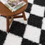 Tapis noir et blanc Axlan-685210723