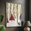 Christmas Holiday Art CDVII, reproduction d'art encadrée - bois massif-1944293655